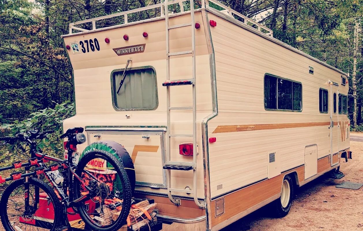 1971 Winnebago D25 Chieftain view from rear