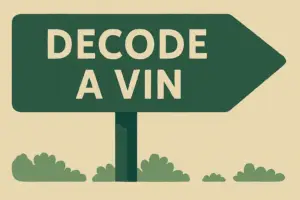 Decode a VIN Sign Button